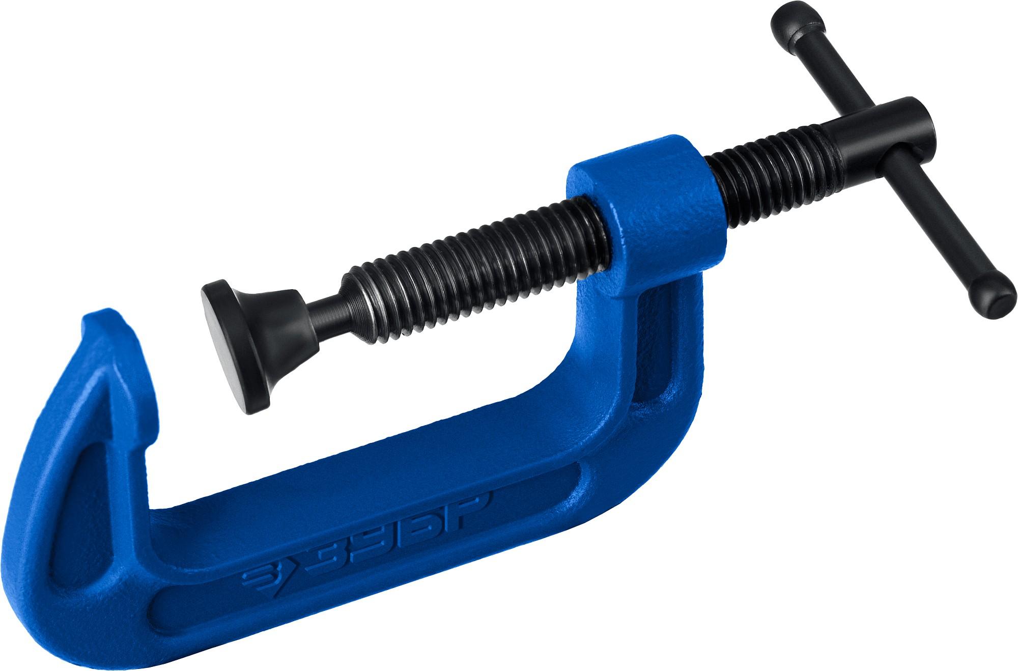 ЗУБР ПCС - 5, 50 мм, чугунная струбцина G, Профессионал (32245-050)