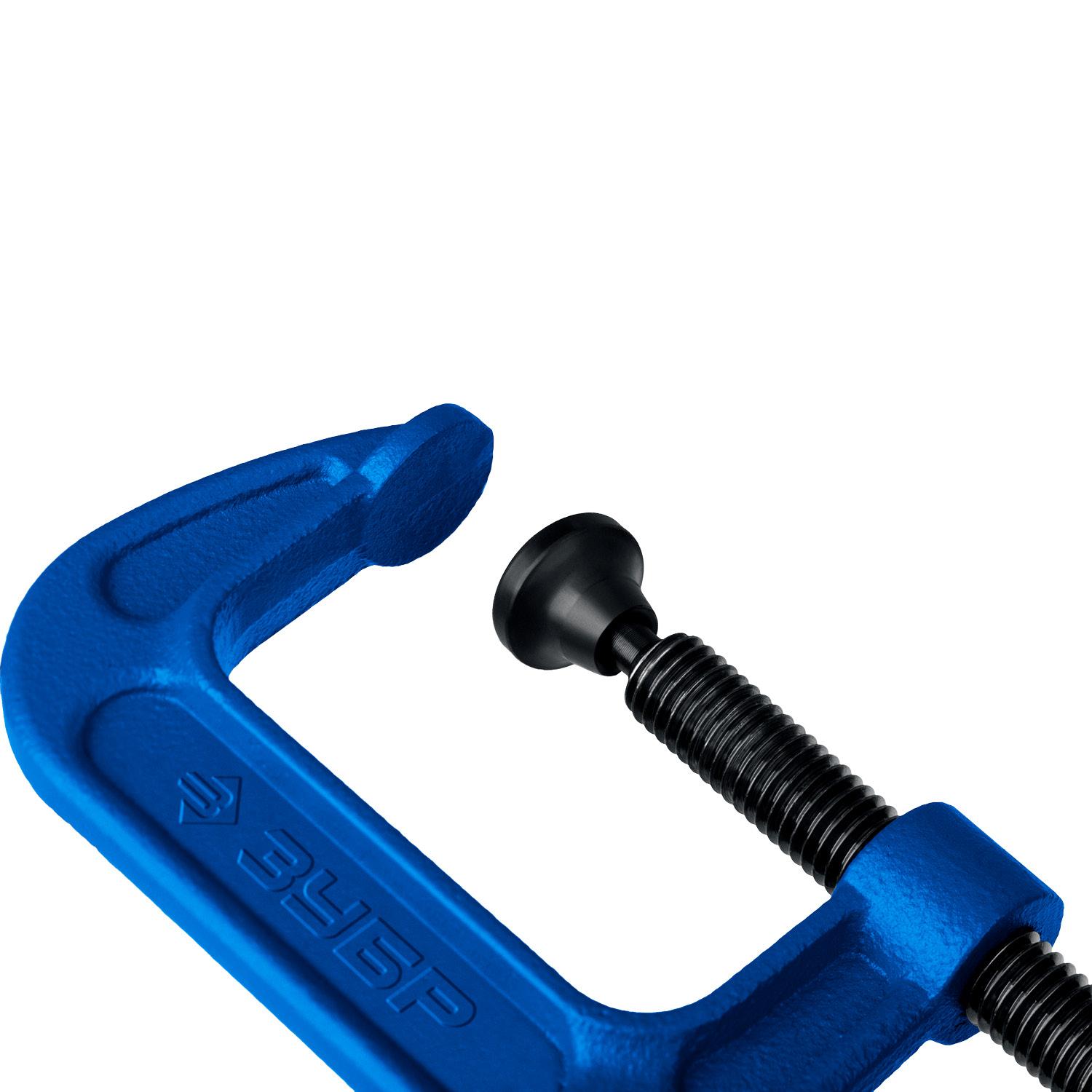 ЗУБР ПCС - 5, 50 мм, чугунная струбцина G, Профессионал (32245-050)