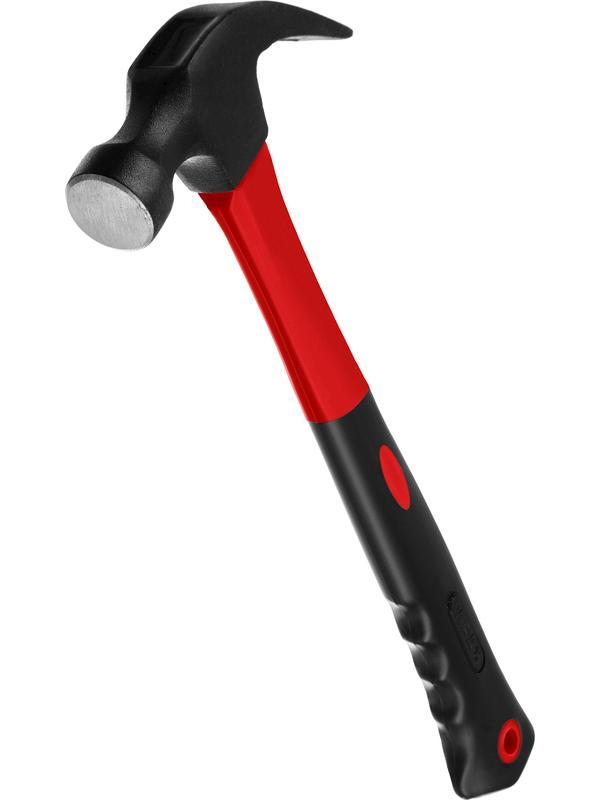 MIRAX 225 г, молоток-гвоздодёр столярный с фиберглассовой рукояткой (20231-225)