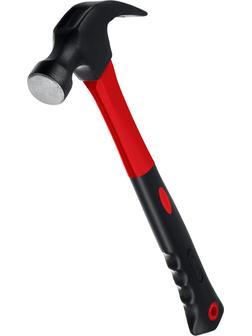 MIRAX 450 г, молоток-гвоздодёр столярный с фиберглассовой рукояткой (20231-450)