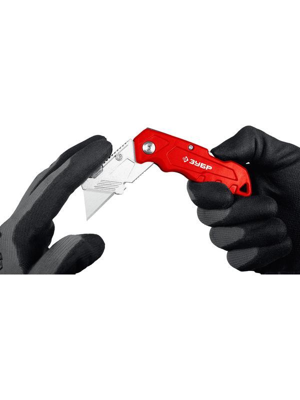 ЗУБР А24, универсальный складной нож (09222)