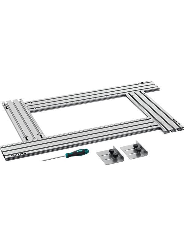 KRAFTOOL KRAFTFLEX MFS-400-700 мм, 4шт, Шаблон фрезерный в комплекте с 2 упорами (32808)