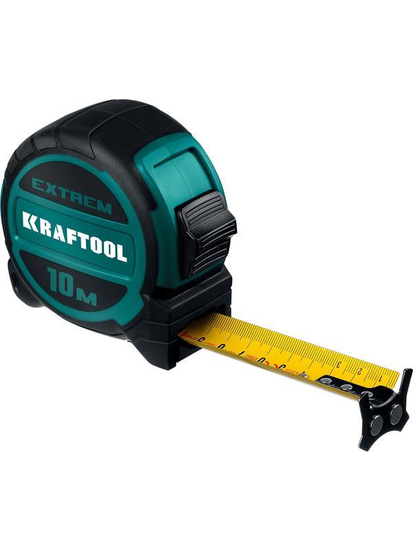 KRAFTOOL Extrem, 10 м х 32 мм, рулетка со сверх широким полотном (34127-10)