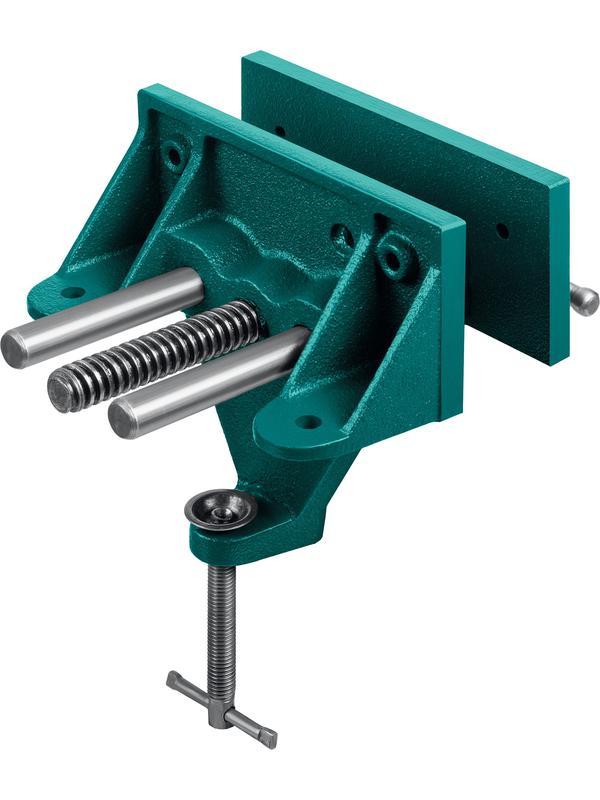 KRAFTOOL 155 мм, на струбцине, Столярные переносные тиски (32720-155)