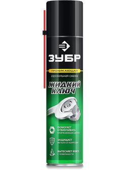 ЗУБР Жидкий ключ 400 мл, Проникающая аэрозольная смазка, ПРОФЕССИОНАЛ (41446)