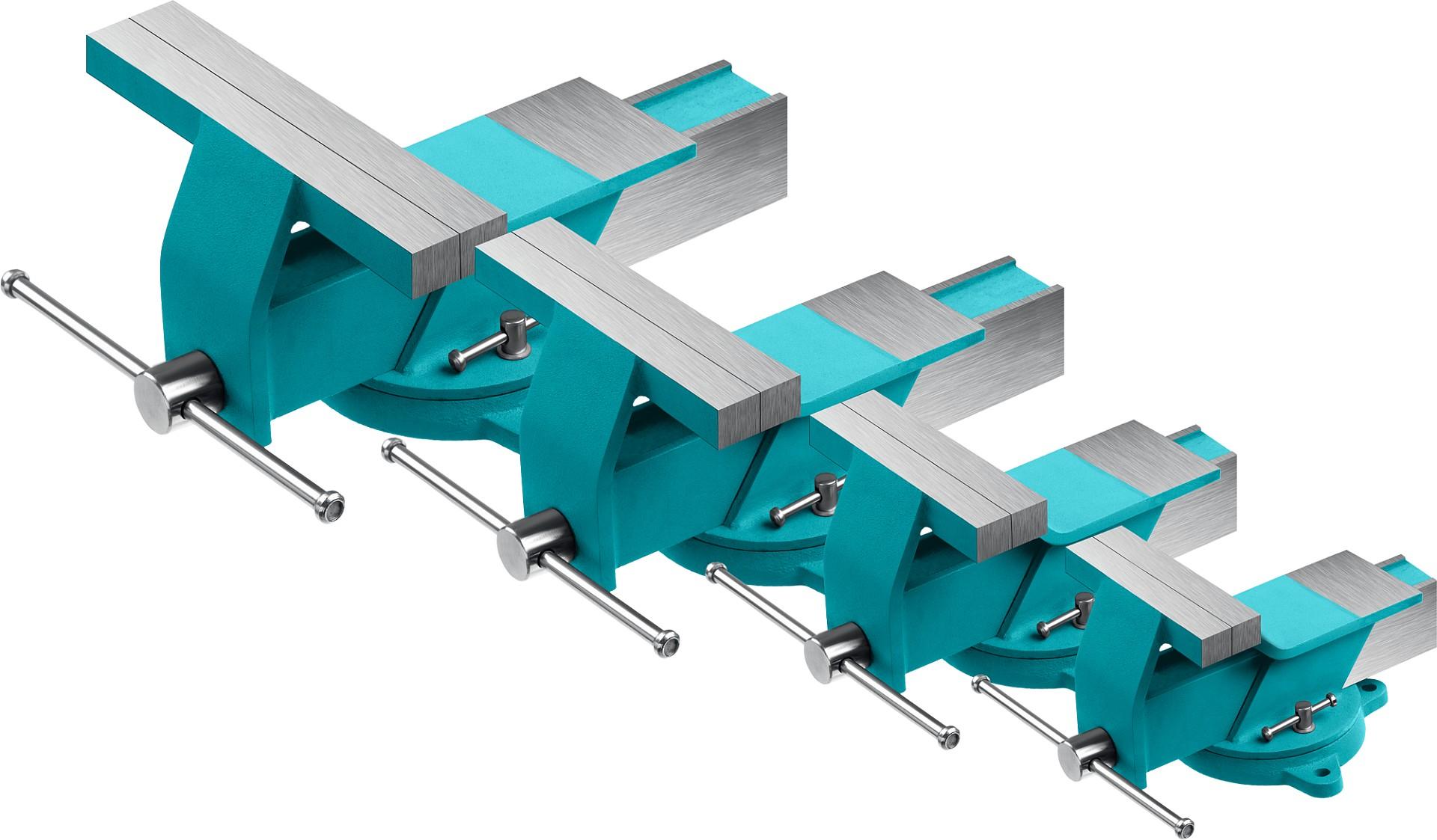 СИБИН 150 мм, Стальные слесарные тиски (3244-150)