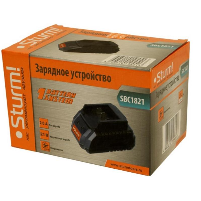 Зарядное устройство Sturm! для серии 1BatterySystem 21 В, 2 А (SBC1821)