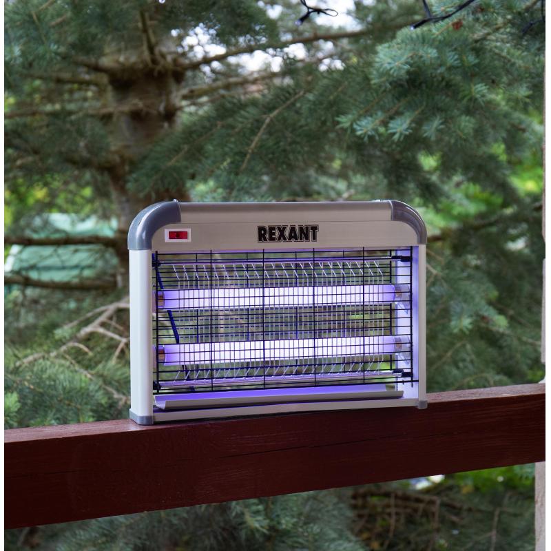 Лампа антимоскитная 2х10Вт, 220В (R80)  REXANT