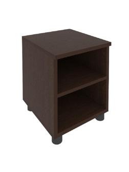 Мебель для гостиниц_LIGHT Тумба прикроват.открыт. С-ТП-1 400x450x500 венге