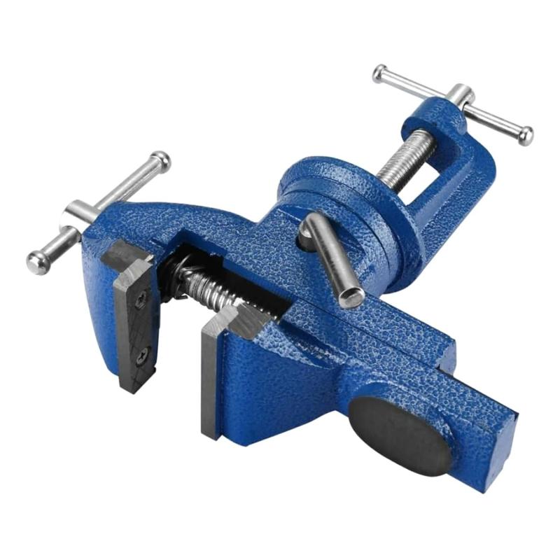 Тиски слесарные DEKO CL08, настольные, поворотные, 60 мм (065-0960)