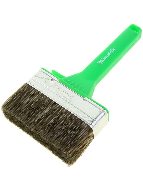 Кисть плоская Matrix, для дерева, 120х35 мм, ручка пластик, натуральная щетина