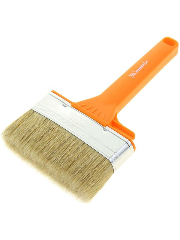 Кисть плоская Matrix Фасад, 120х25 мм, ручка пластик, натуральная щетина