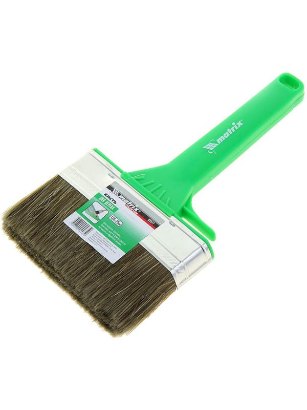 Кисть плоская Matrix, для дерева, 120х25 мм, ручка пластик, натуральная щетина
