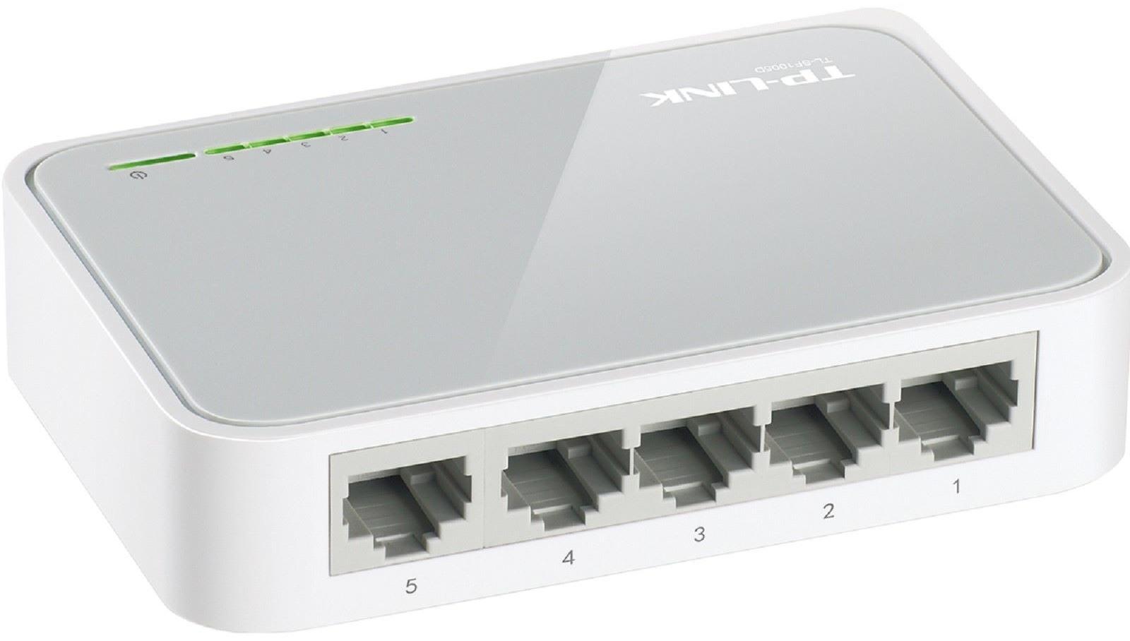 Коммутатор TP-Link TL-SF1005D, настольный 5x10/100BASE-TX