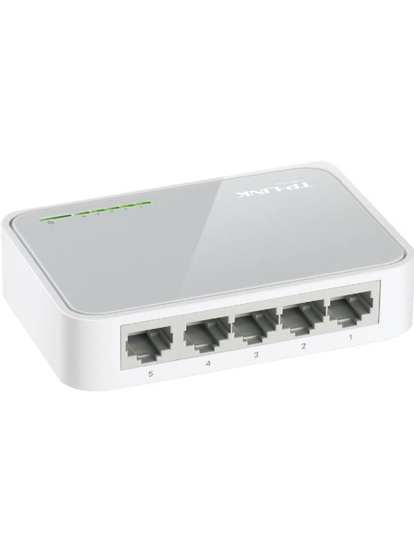Коммутатор TP-Link TL-SF1005D, настольный 5x10/100BASE-TX