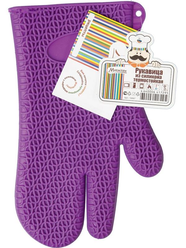 Рукавица термостойкая для кухни, цвет МИКС