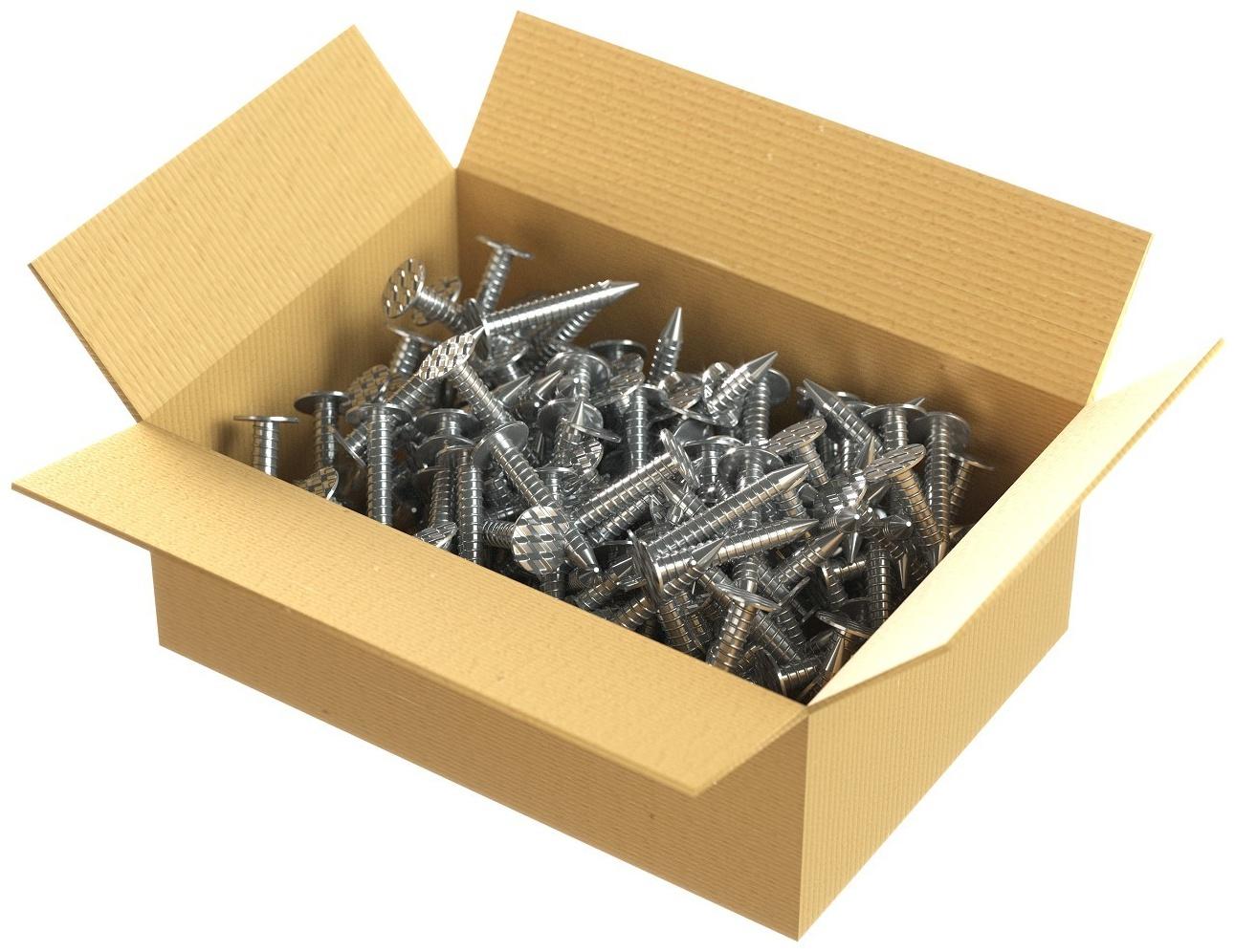 Гвозди кровельные оцинкованные ершённые (5кг)