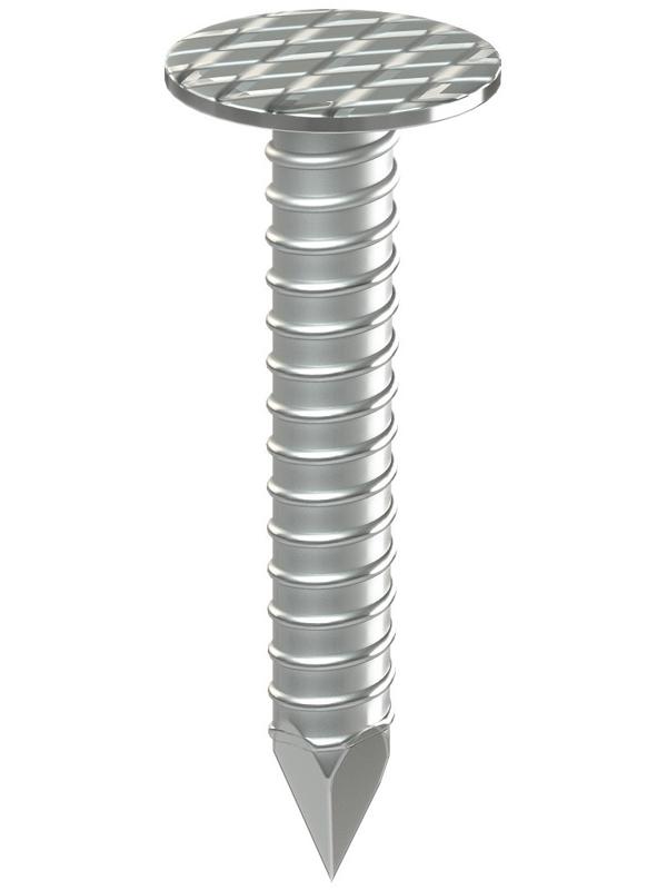 Гвозди кровельные оцинкованные ершённые (5кг)