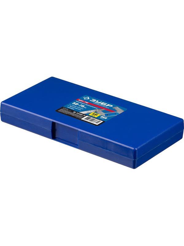 ЗУБР МК 75, 50 - 75 мм, гладкий механический микрометр, Профессионал (34480-75)