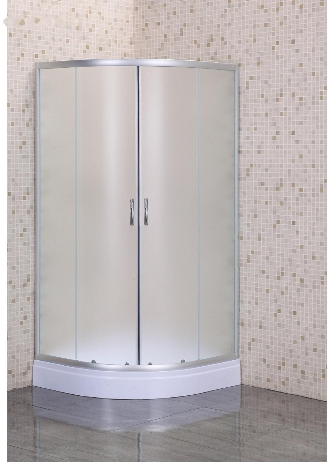 Душевое ограждение Loranto CS-8005S, 80 x 80 x 195 см, стекло 4 мм, низкий поддон 13 см