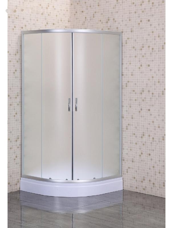 Душевое ограждение Loranto CS-8005S, 80 x 80 x 195 см, стекло 4 мм, низкий поддон 13 см