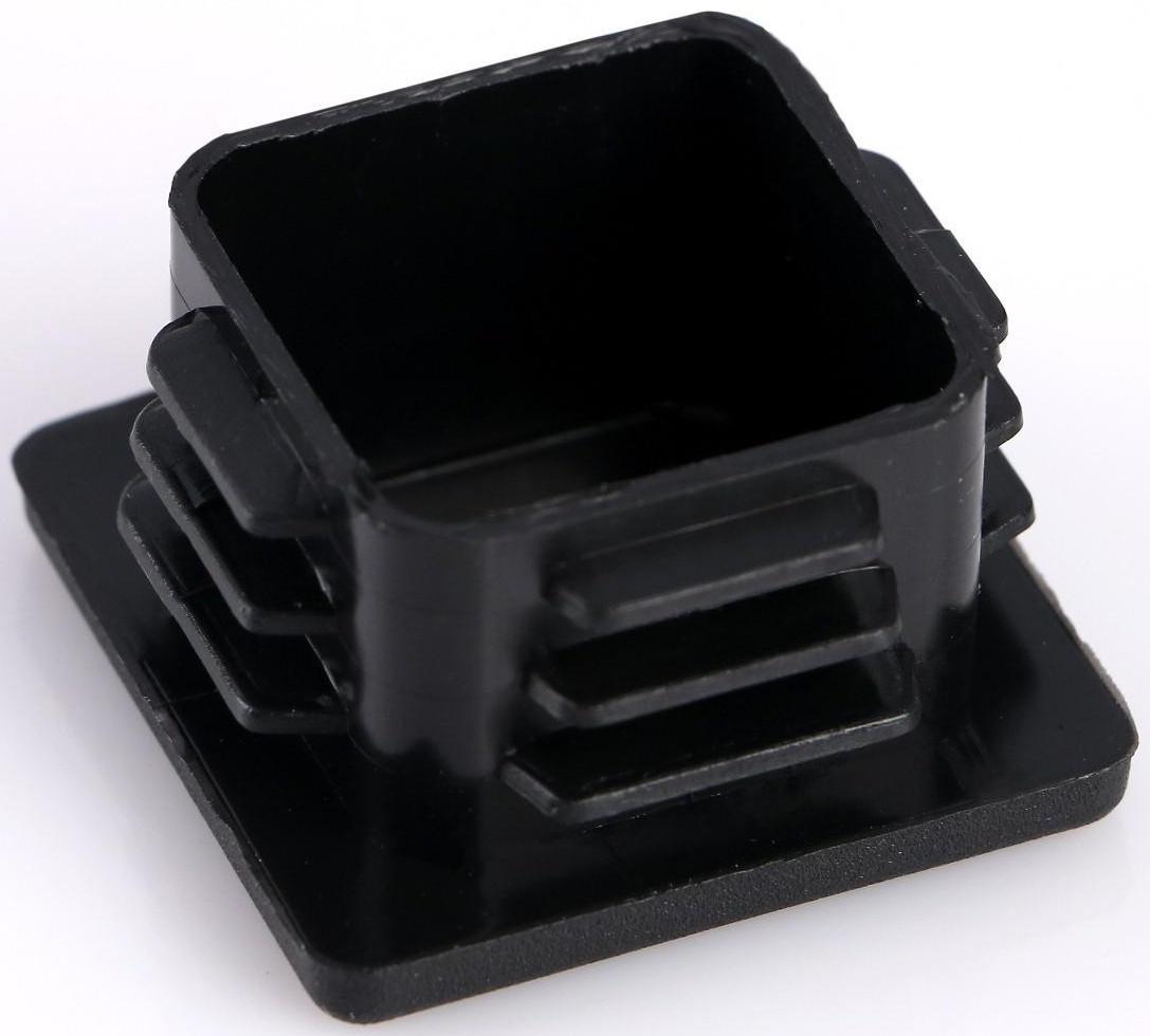 Заглушка внутренняя 40х40 мм, универсальная, черная
