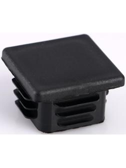 Заглушка внутренняя 40х40 мм, универсальная, черная