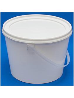 Ведро пластиковое, ВП2 (пластиковая ручка), 17,3х17,3х12,8см, белое