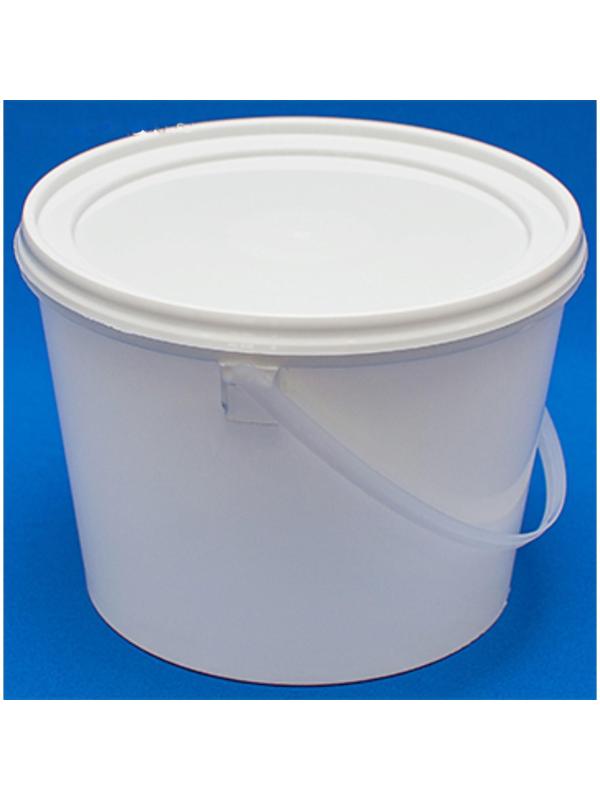 Ведро пластиковое, ВП2 (пластиковая ручка), 17,3х17,3х12,8см, белое
