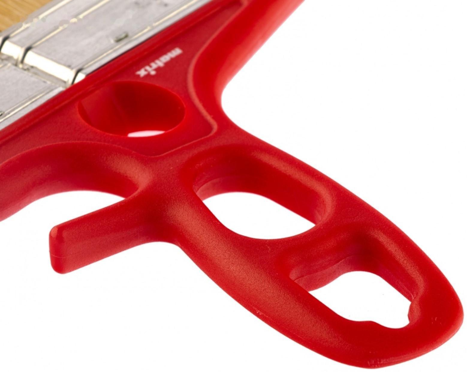 Кисть флейцевая Matrix Color line 83369, для лаков, 200х12, натуральная щетина, пластиковая ручка