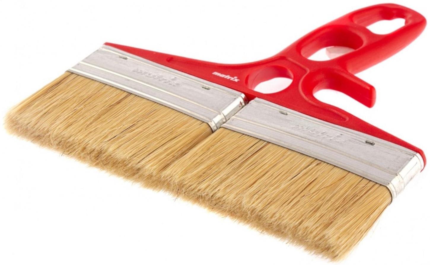 Кисть флейцевая Matrix Color line 83369, для лаков, 200х12, натуральная щетина, пластиковая ручка