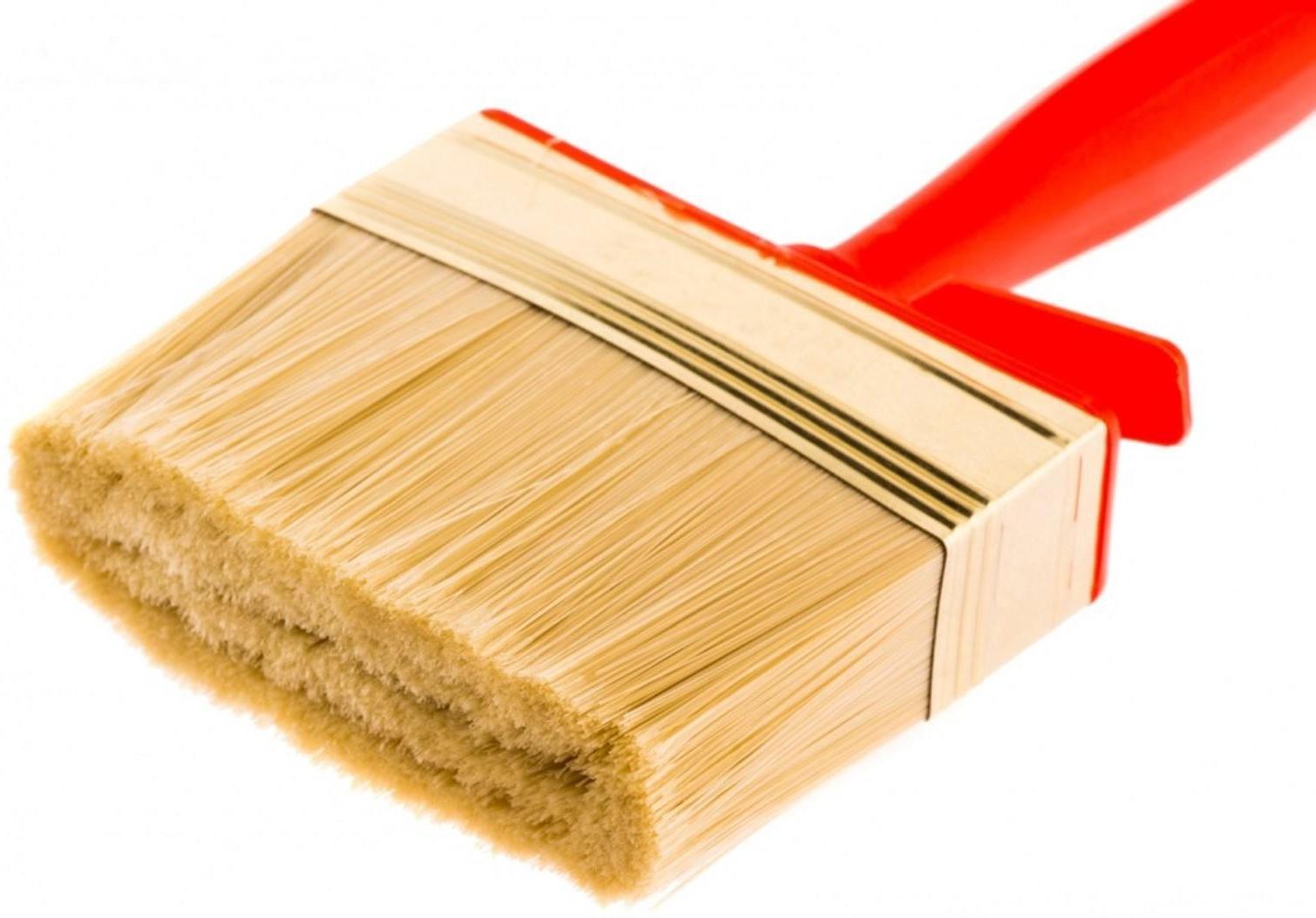 Кисть-ракля MTX 84126, искусственная щетина, пластмассовая ручка, 30х100 мм