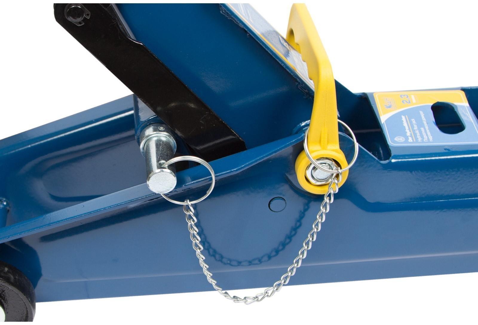 Домкрат подкатной KRAFT KT 820008, высота подъема 135-350 мм, 2,3 т