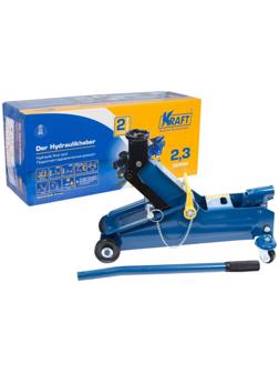 Домкрат подкатной KRAFT KT 820008, высота подъема 135-350 мм, 2,3 т