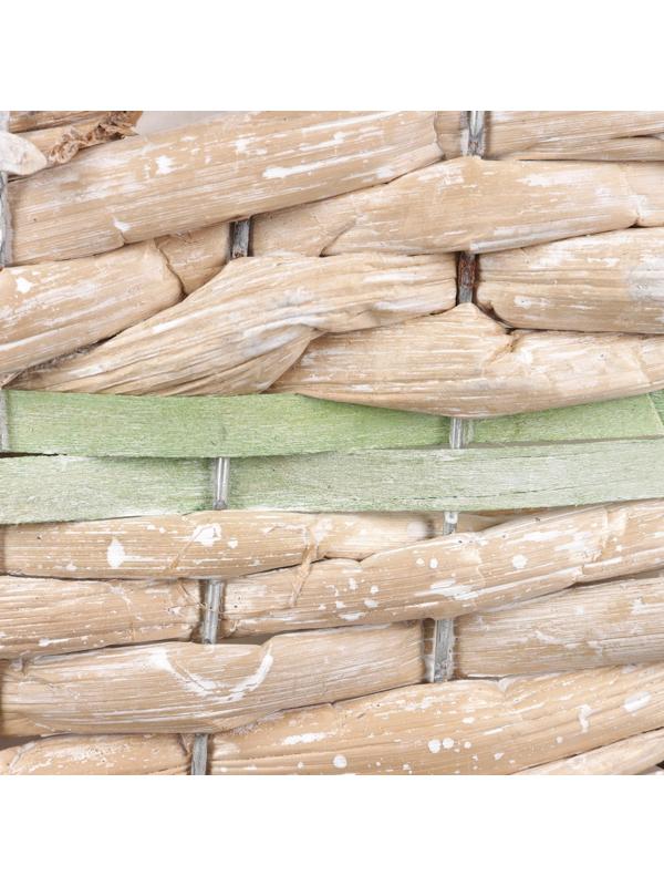 Кашпо плетёные овальное, 23x15х12см, натуральный