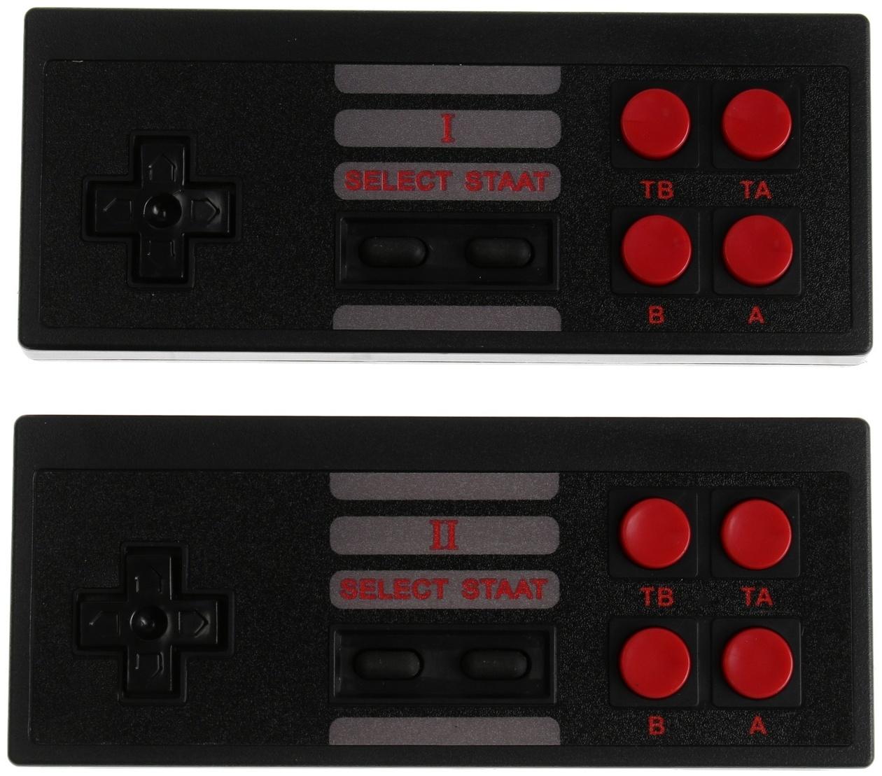 Игровая приставка MYBIT Game-6, 8 бит, 620 игр, RCA, 2 беспроводных джойстика, черная