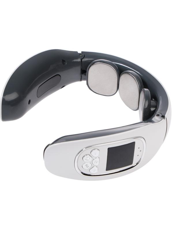 Массажёр для шеи Luazon LEM-50, 4 Вт, 4 режима, USB (в комплекте), АКБ, белый