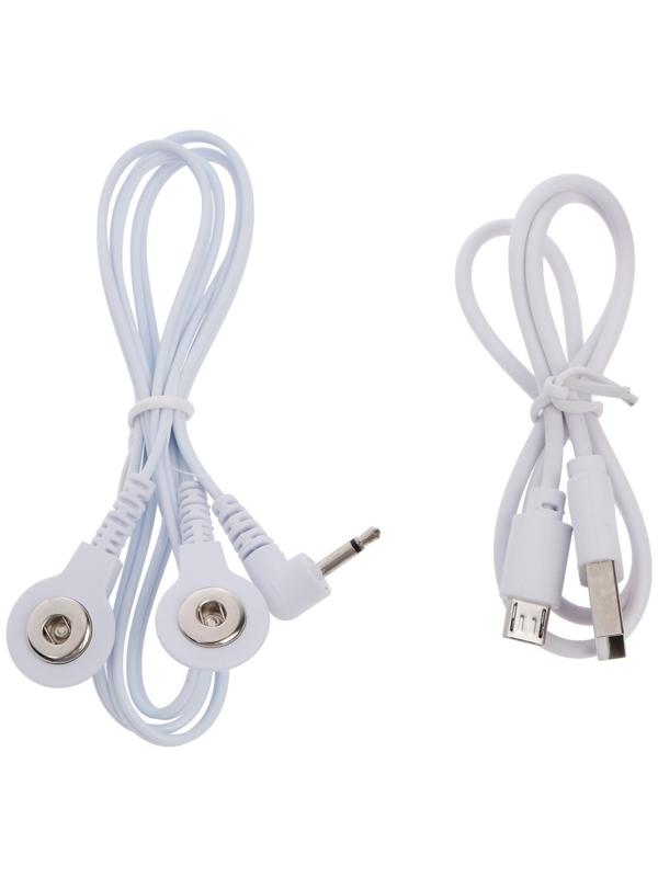 Массажёр для шеи Luazon LEM-50, 4 Вт, 4 режима, USB (в комплекте), АКБ, белый