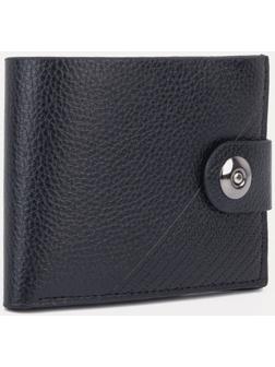 Портмоне на магните, для купюр, для карт, для монет, цвет чёрный