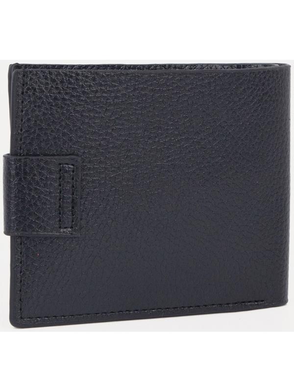 Портмоне на магните, для купюр, для карт, для монет, цвет чёрный