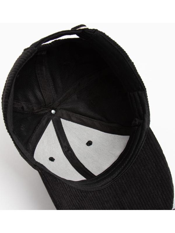 Бейсболка MINAKU, цвет чёрный, размер 56-58