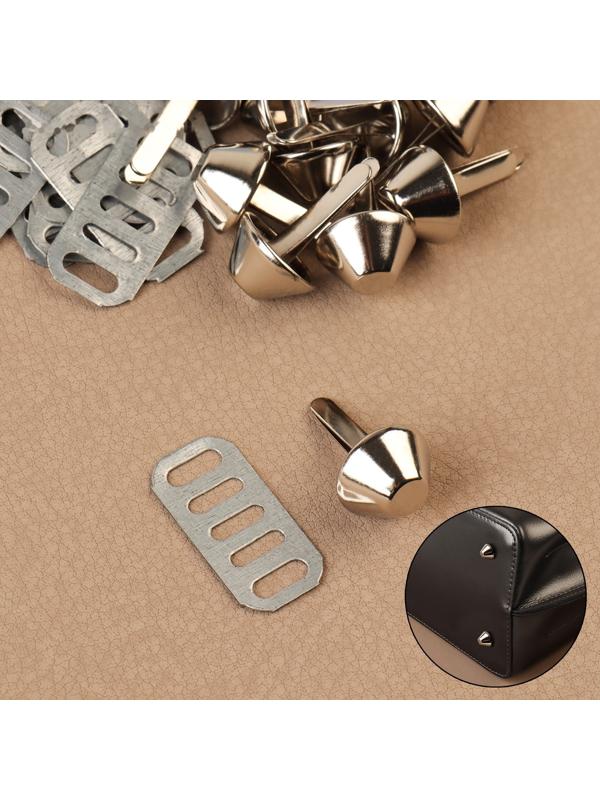 Ножка для дна сумки, d = 12 мм, цвет никель