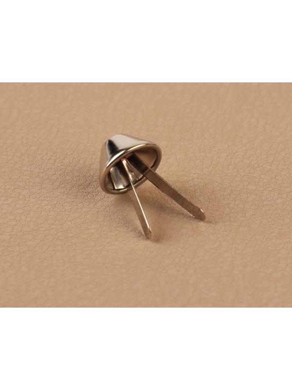 Ножка для дна сумки, d = 12 мм, цвет никель