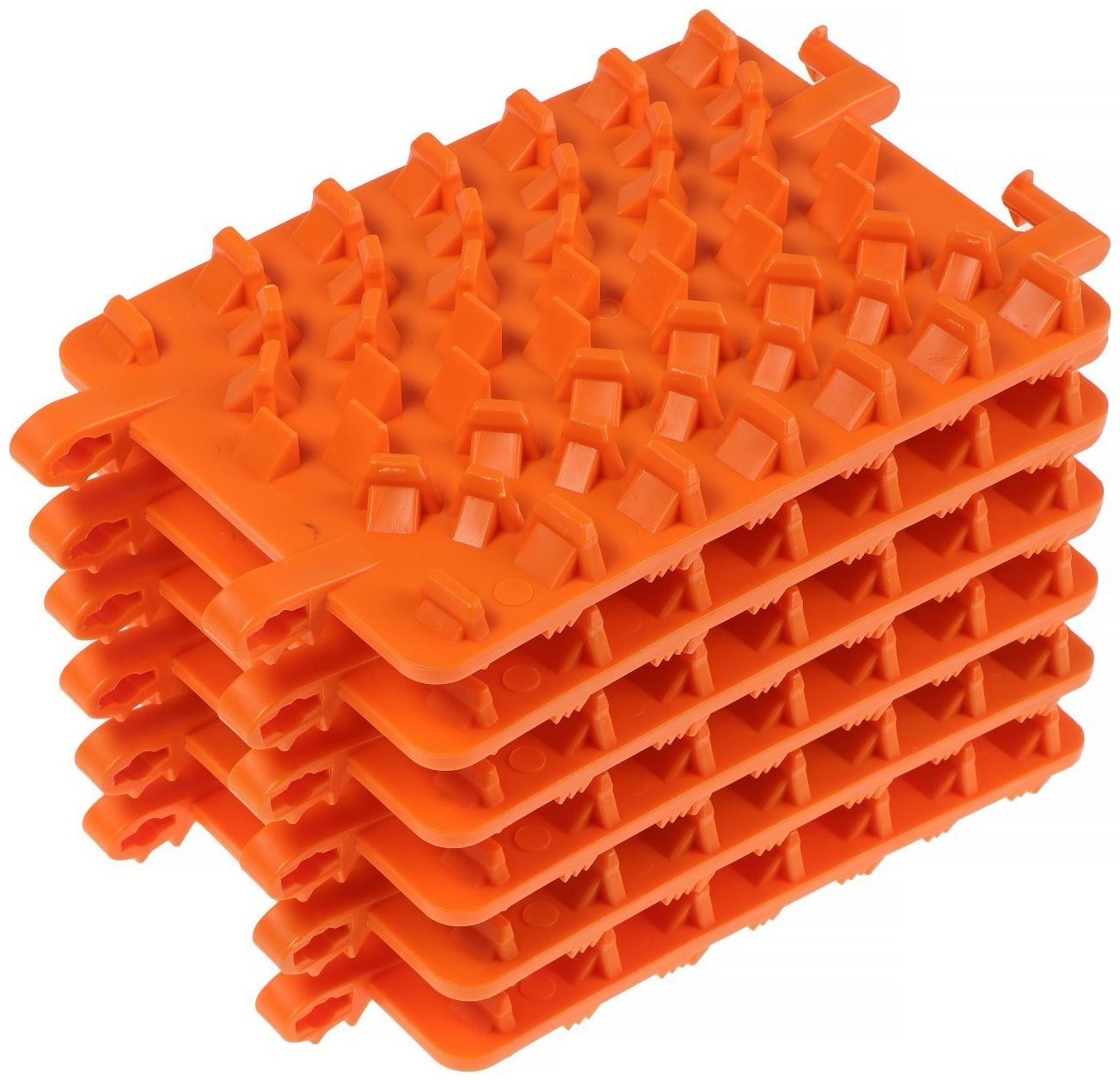 Антибукс 13,5х19,5x3 см, набор 6 шт, оранжевые