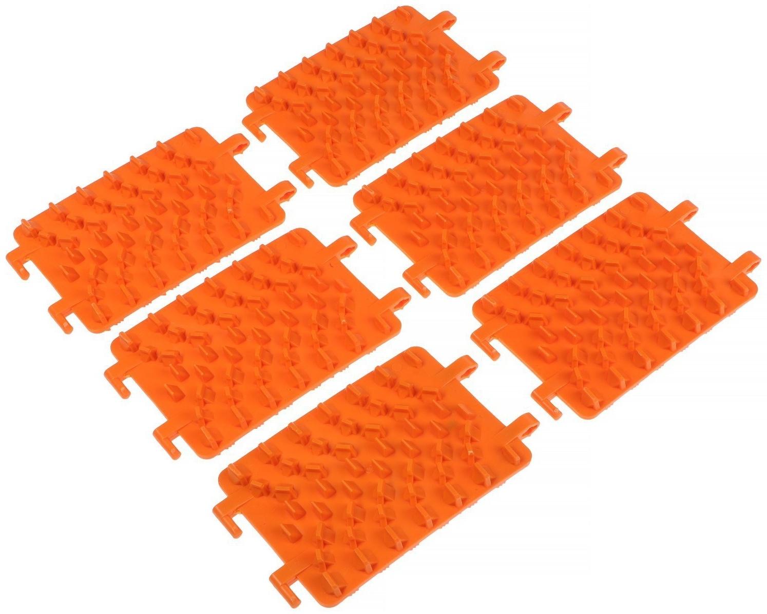 Антибукс 13,5х19,5x3 см, набор 6 шт, оранжевые