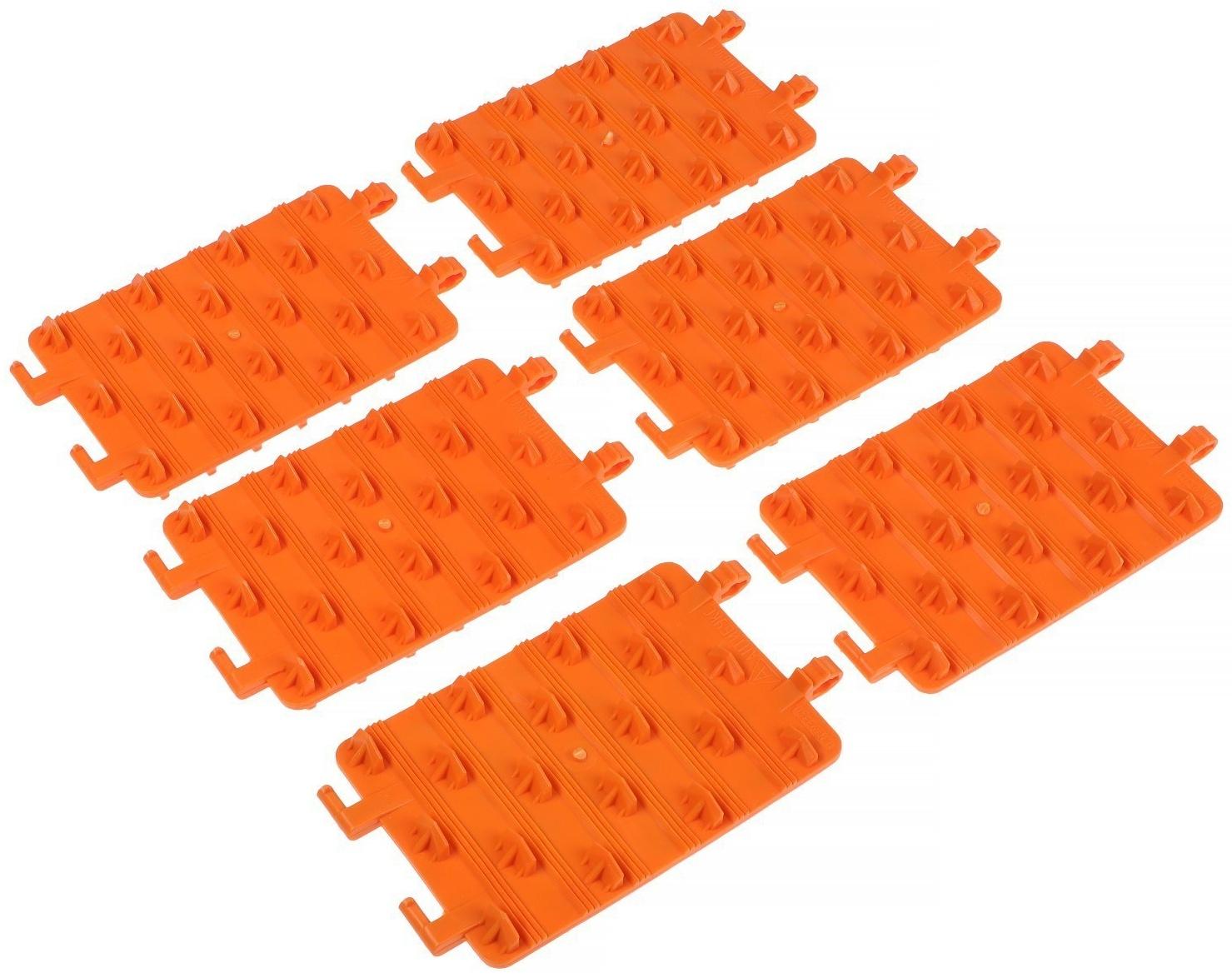 Антибукс 13,5х19,5x3 см, набор 6 шт, оранжевые