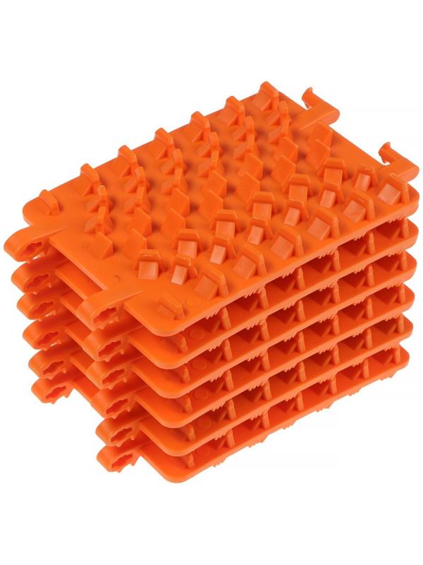 Антибукс 13,5х19,5x3 см, набор 6 шт, оранжевые