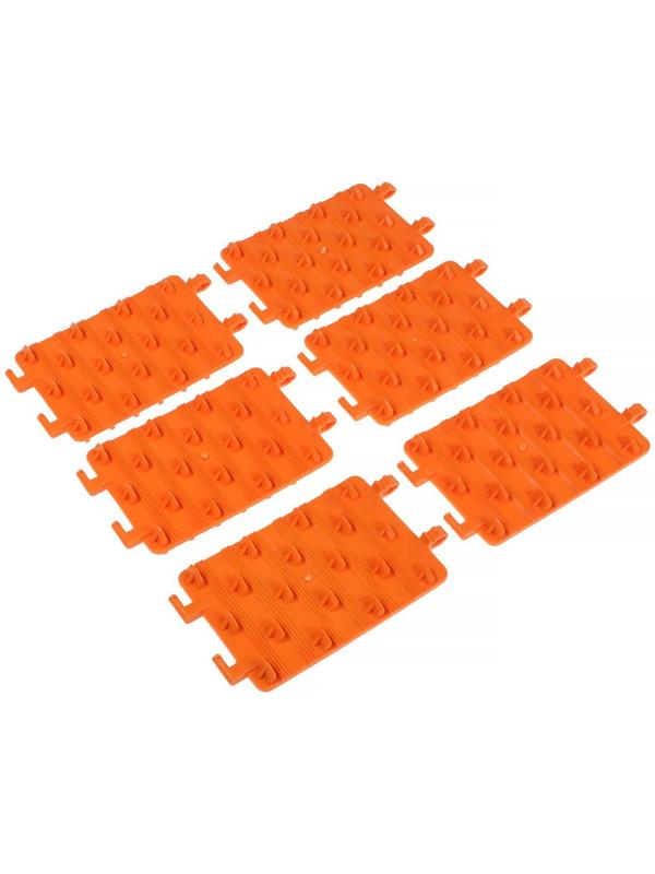 Антибукс 13,5х19,5x3 см, набор 6 шт, оранжевые