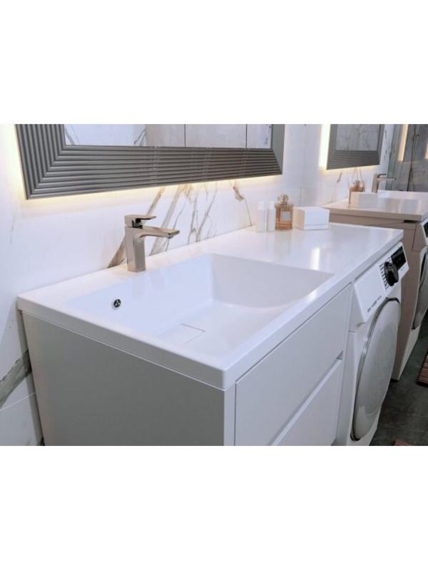 Раковина Paola Magenta, 120,5 см, левая, над стиральной машиной