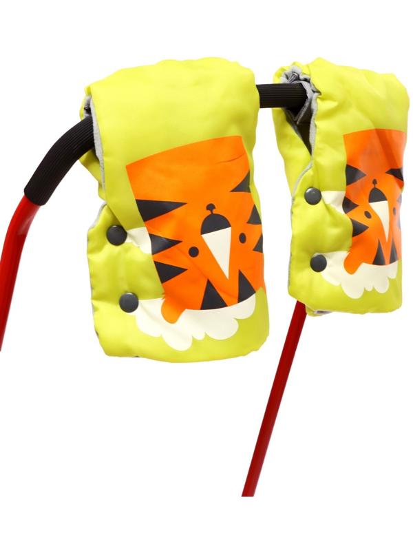 Санки «Тимка 3К универсал», с рукавичками алый